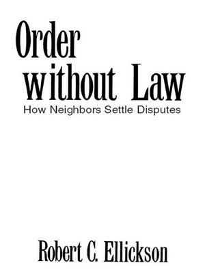 cover image of Order without Law